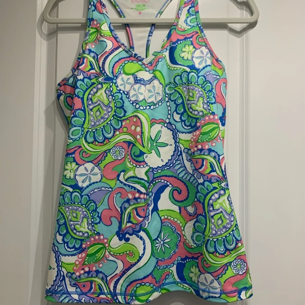 Lilly Pulitzer Racerback Tank - Conch Republic - Picture 1 of 2